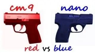 Kahr CM9 vs Beretta Nano - Red vs Blue #FateofDestinee
