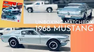 Unboxing Matchbox 1968 Ford Mustang Fastback