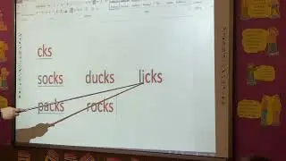 Learn Blending (Reading) /cks/ sound words