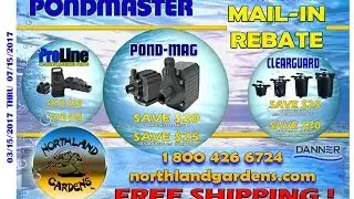 It's Pondmaster Rebate Season 2017