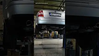 VW Passat W8 B5 With Titanium Custom Valved Cat-Back Exhaust vs Stock Sound