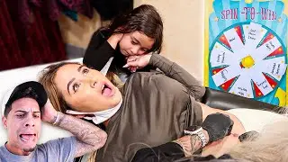 SPIN THE WHEEL CHALLENGE...SHE REALLY DID IT!!! (OMG)