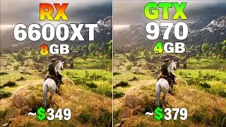 RX 6600 XT vs GTX 970 - Test in 8 Games