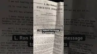 L. Ron Hubbard&rsquo;s last message