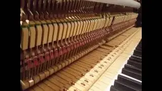 Piano Droit SAUTER 120 R2 Empire acajou pyramidal OCCASION *EML PIANOS*