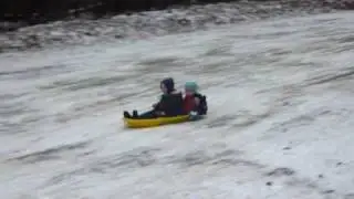 Sled Crash at Hinckley Reservation