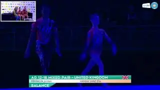 World Age Group Acrobatic Championships 2018 - GREAT BRITAIN 12-18 Mxp Balance