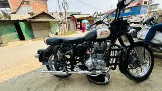 ROYAL ENFIELD | CLASSIC 350 | ENGINE OIL CHANGE | MASTER CYLINDER ASSY | REPLACEMENT. REVIEW P.O.V