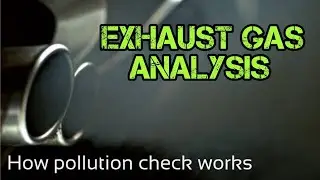 Exhaust Gas analysis || How pollution check works