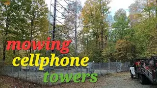 FIRST VIDEO!!! Traveling to SC. mowing celltowers!?!