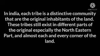 STD-6 G.K. CH-7 INDIAN TRIBAL CULTURE