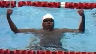 UAAP 77 swimming 200m butterfly for men Jessie Lacuna record Ateneo