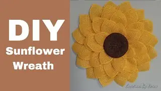 Учебник по созданию венка из подсолнухов