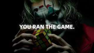 You Played Your Cards Right, Now They&rsquo;re Confused - Joker Motivation (Powerful)