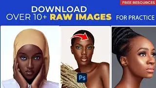 Download Free Raw Images Perfect for Photo Retouching Practice in Photoshop!