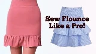 How to Make a Skirt Flounce | Easy Step-by-Step Sewing Tutorial