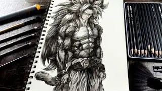 Goku Ssj4 Drawing Step By Step Tutorial / Goku Drawing Tutorial Half Body
