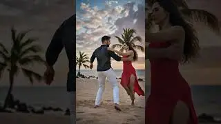 Sunset Bachata Dreams 🌅💃 #bachata #bachatasensual #dance #shorts #youtubeshorts