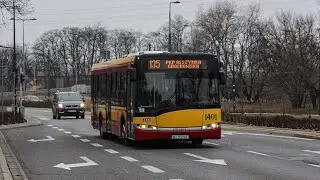 ↯ Solaris Urbino 12 III (MZA Warszawa #1401) 135 - Pl. Hallera ♪ ZF ♪ ↯