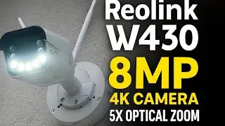 Unboxing Reolink W430 4K 8MP Wi-Fi Security Camera with Color Night Vision - Premium 4K UHD View