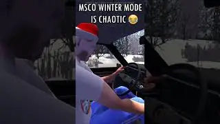 My Winter Car Online Slide Accident On Road #shorts #msc #mysummercar