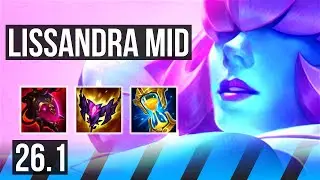 LISSANDRA vs YASUO (MID) | EUW Master | 26.1
