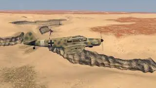 IL-2 Desert Wings - TOBRUK | Bf-108 B-2/trop | Flight over Derna