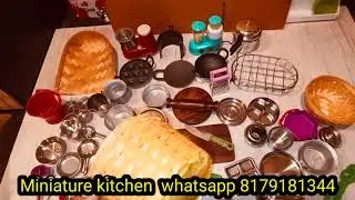 Mini Kitchen Set Unboxing | Tiny Real Cooking | Satisfying ASMR Video