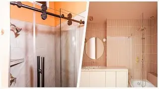 75 Orange Gray Floor Bathroom Design Ideas You'll Love ♡