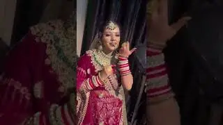 my bridal's energetic dance 😝 | bridal makeup