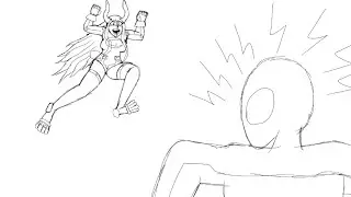 You callin&rsquo; me a liar? | Spider-Man / My Hero Academia Crossover Animation (Rough Sketch)