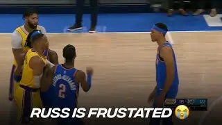 Darius Bazley Dunks in Last Seconds And Russell Westbrook Didn't Like It and Got EJECTED