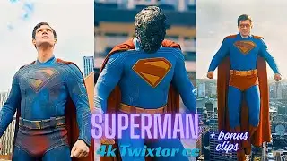 Superman 4K Twixtor CC Scene Pack | David Corenswet Cinematic Clips for Editing (DCU Superman)
