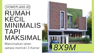 GUARANTEED MAXIMUM HOUSE DESIGN Even on a Small Land Area 8x9m [code 138]