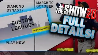 MLB The Show 20 Custom Leagues | WHAT'S IN? WHAT'S MISSING?