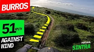 Against 51 km/h Crazy Wind to The Atlantic Ocean beach form Sintra's Top on #ebike #SpecializedLevo