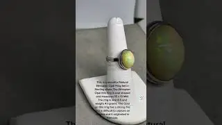 Ethiopian Opal Sterling Silver Ring (Size 6.5) #opal #opalring #ethiopianopal #opals #opaljewelry