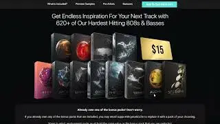 8 Premium 808s & Bass Collections Sample Pack | Cymatics Sample Pack 2024 | Free Sample Pack