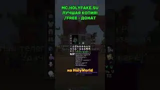 Я зашел на лучшую копию HolyWorld и... #holyworld #анархия