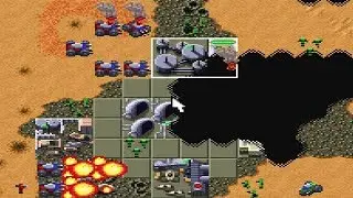 Dune 2 (DOS, Rus) Фланговая атака Фиджеральда (#2)