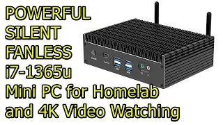 ⚜️ FANLESS Silent i7 -1365u Topton Mini PC w IRIS Graphics Unboxing Review Benchmark #wisebuyreviews