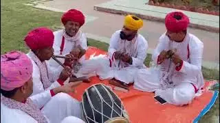 इलाहाबाद में अलगोजा कच्ची घोड़ी डांस लोकेश चौधरी