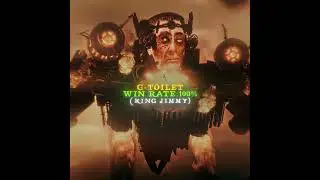 Characters And Their Chances to Beat Watchman Of Doom☠️🔥 | #edit #skibiditoilet #fypシ゚viral