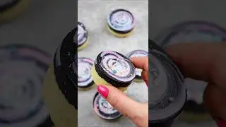 Galaxy donuts and cookies! tools in my amazon storefront, link in bio #treats #ytshorts