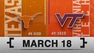 March Madness Round 1 (6) Texas vs (11) Virginia Tech Betting Preview