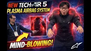 2026 CES Alpinestars Tech-Air 5 Plasma Airbag System (LIVE DEMO)