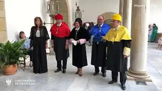 Acto de apertura del curso académico 2019-2020 en la Universidad de Granada
