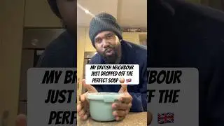 Мой британский сосед только что привёз идеальный суп 🧅 🇬🇧