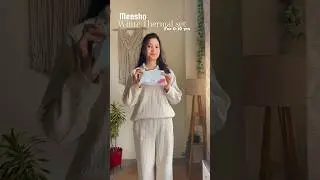 Affordable White thermal set for 0 to 10 year kids| Meesho Haul