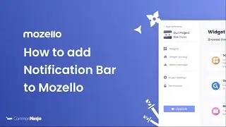 How to add a Notification Bar to Mozello